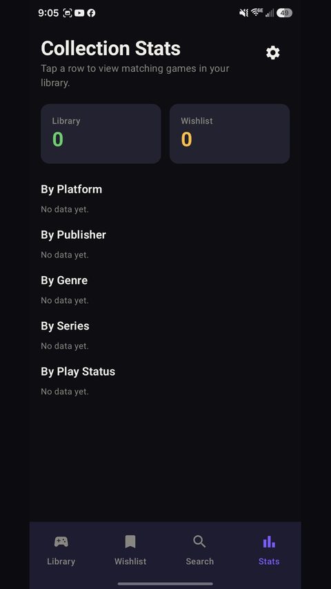 Game Wall screenshot 2 — search IGDB