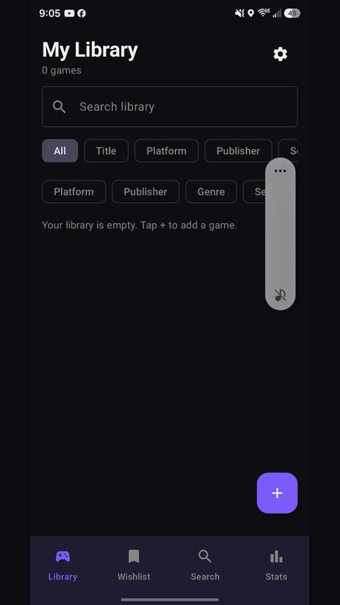 Game Wall screenshot 4 — settings